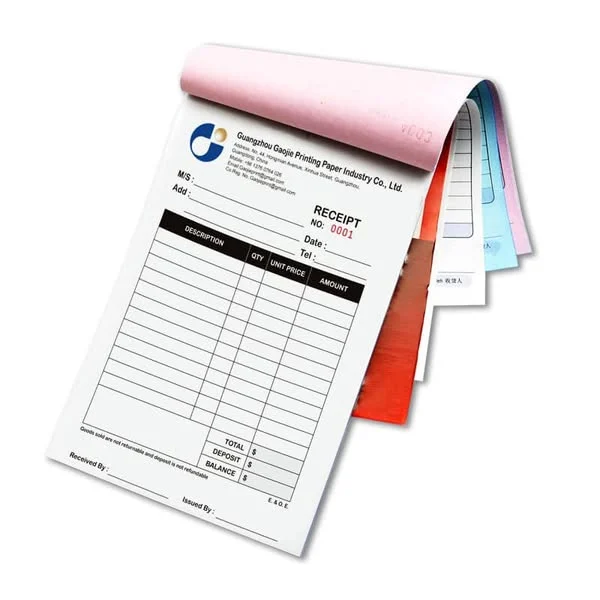 Receipt Booklet